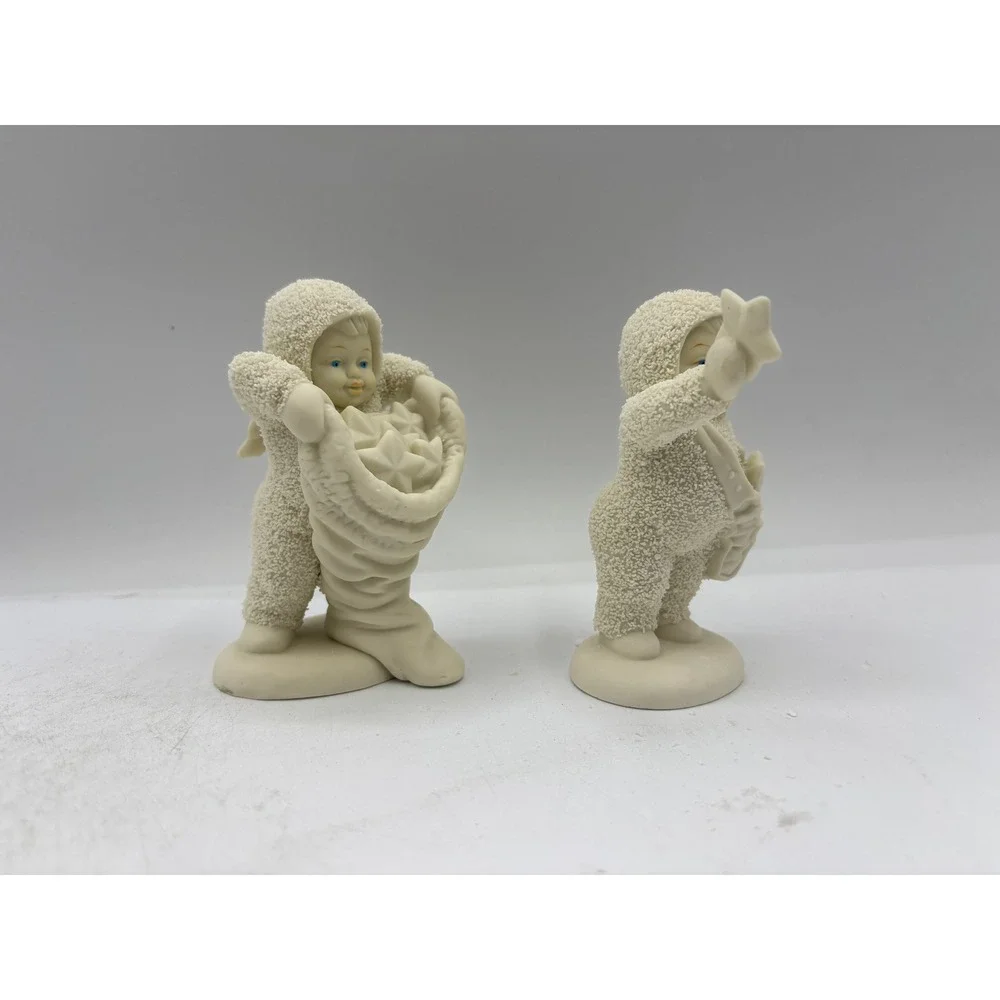 Dept 56 1996 Winter Tales of the Snowbabies With Hugs & Kisses Set of 2 68813